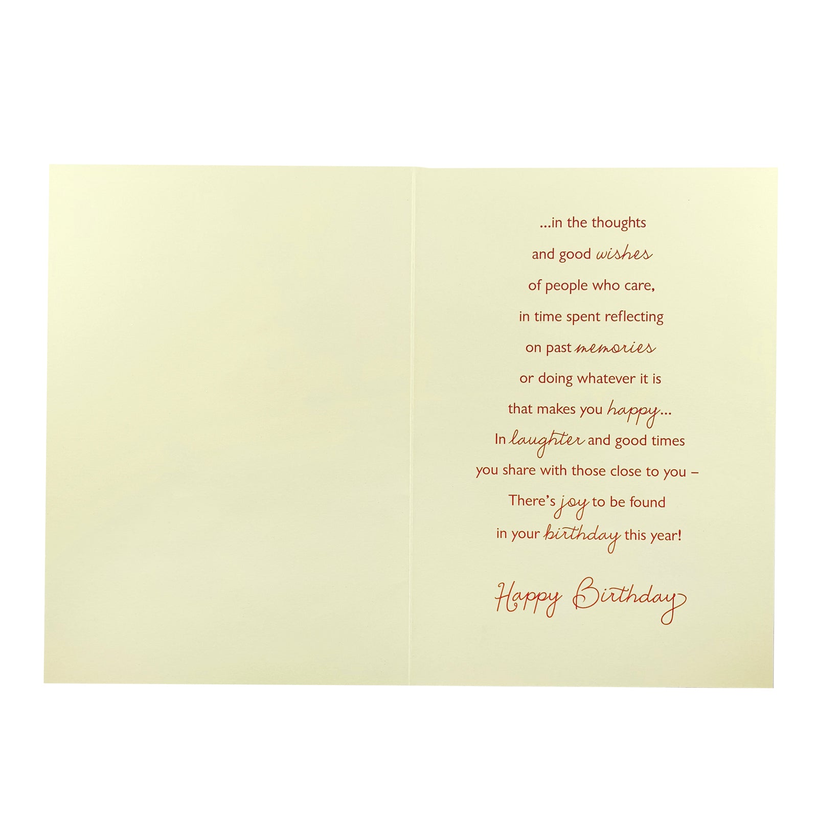 Designer Greetings Birthday Card - Find Joy In Your Birthday