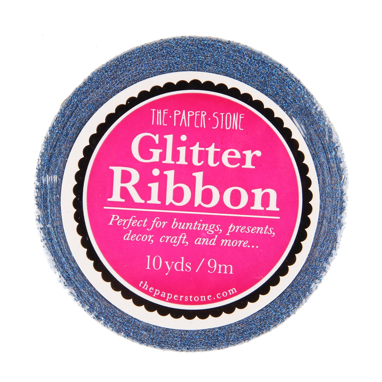 Glitter Ribbon - Dark Blue