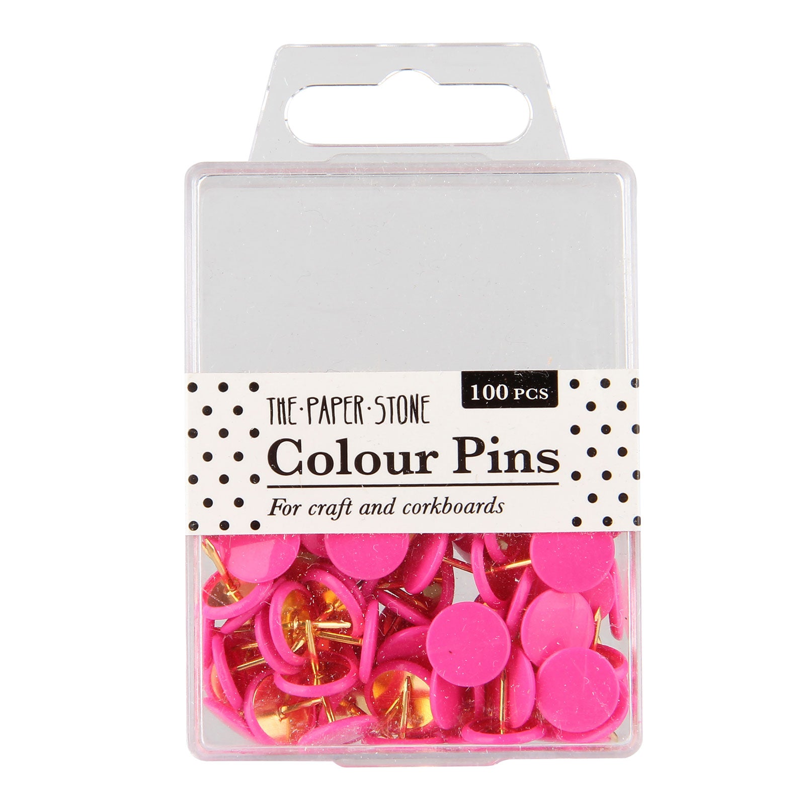 Inspirational Colour Pins - Hot Pink