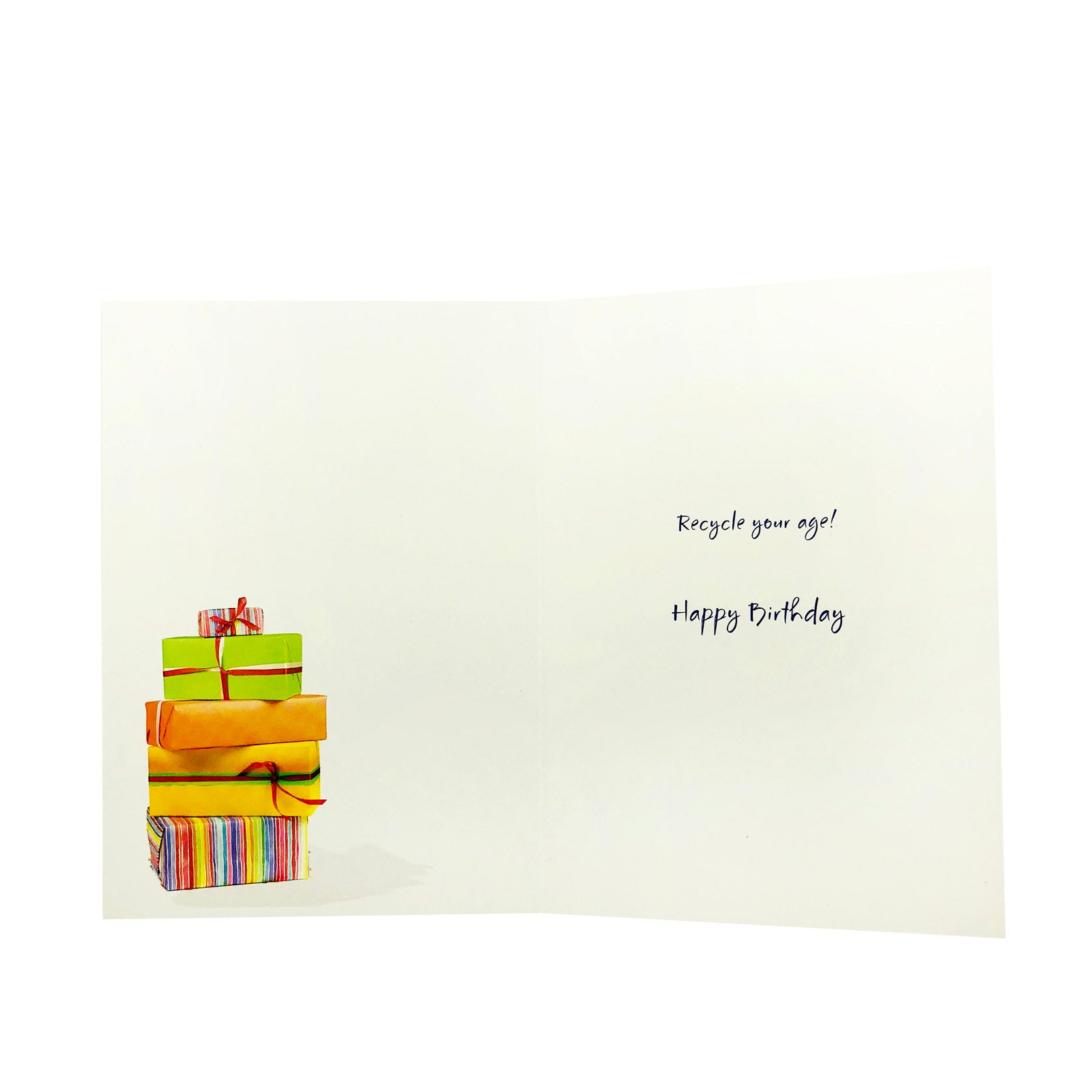 Designer Greetings Birthday Card - Environmentally Friendly Presents
