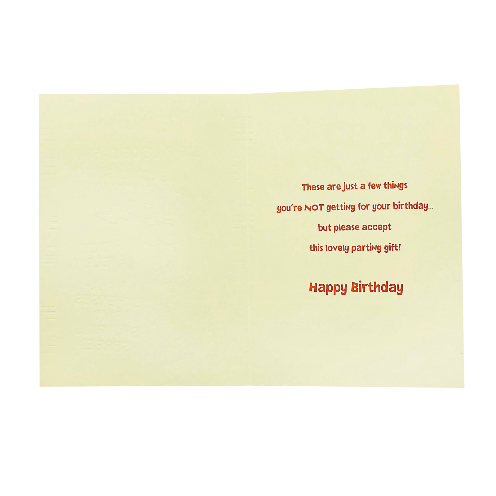 Designer Greetings Birthday Card - A New Car - Game Show Host