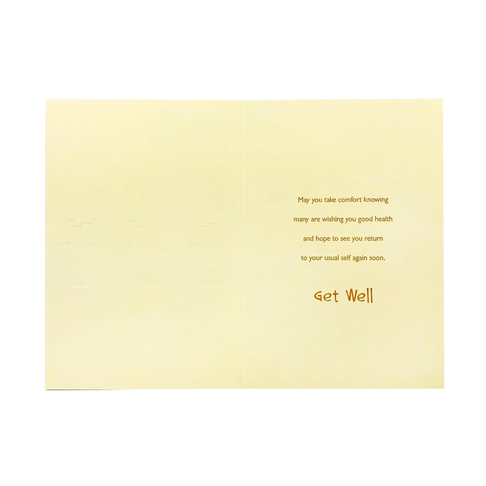 Designer Greetings Get Well Card - Feeling Better Already - Tissues