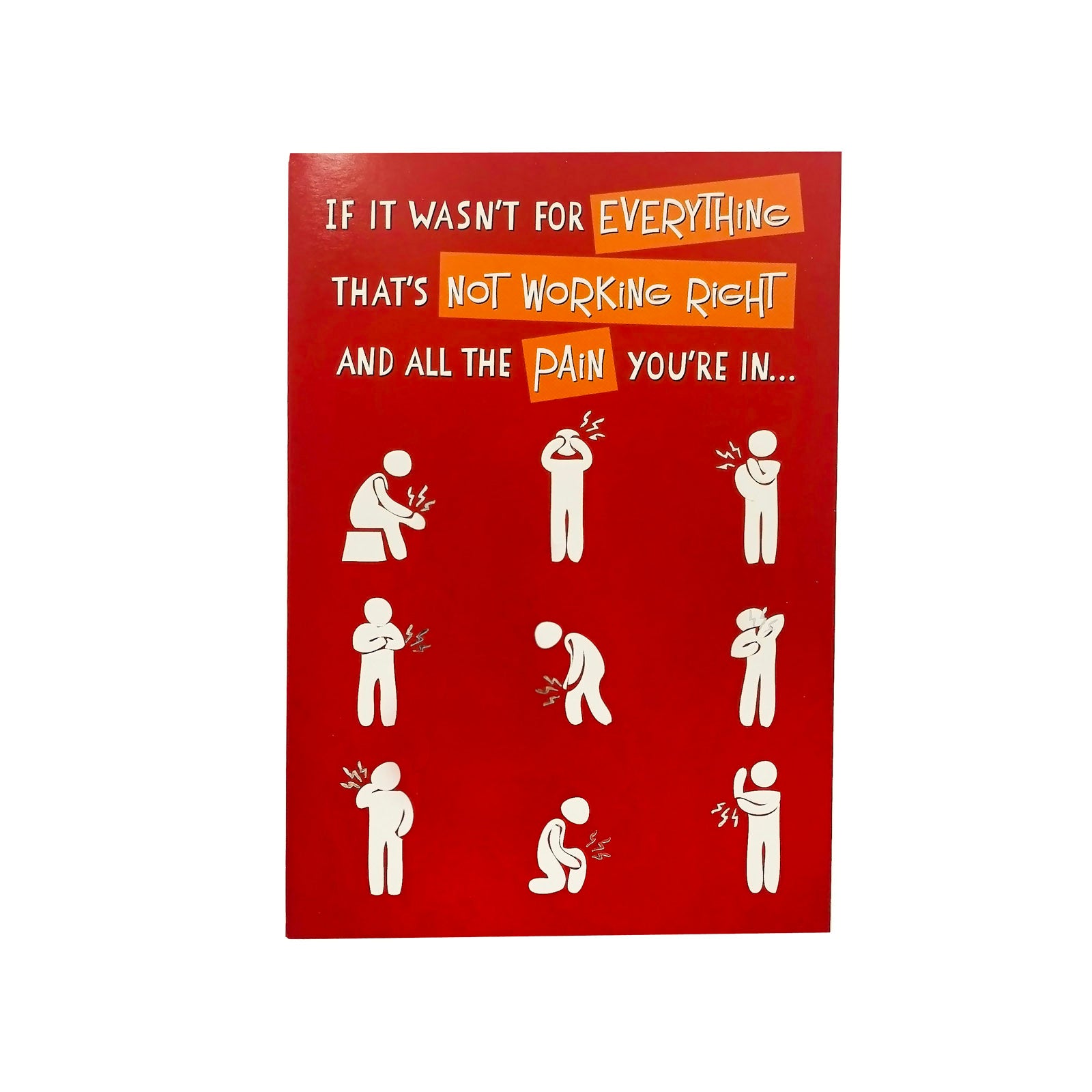 Designer Greetings Get Well Card - Everything Not Working Right