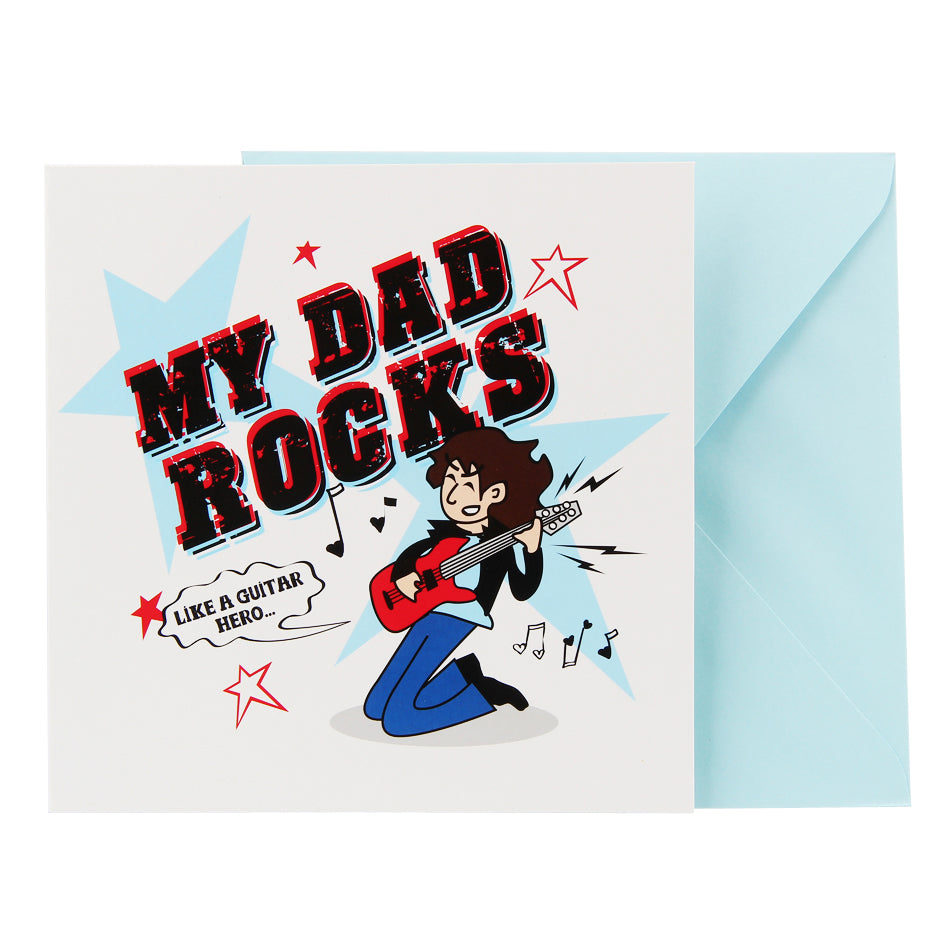Dad Card - Guitar Rocks