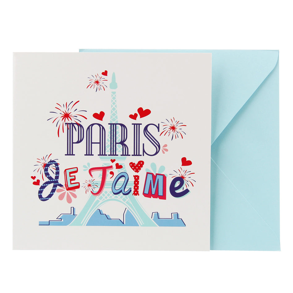 Blank Card - Jetaime Paris Eiffel Tower