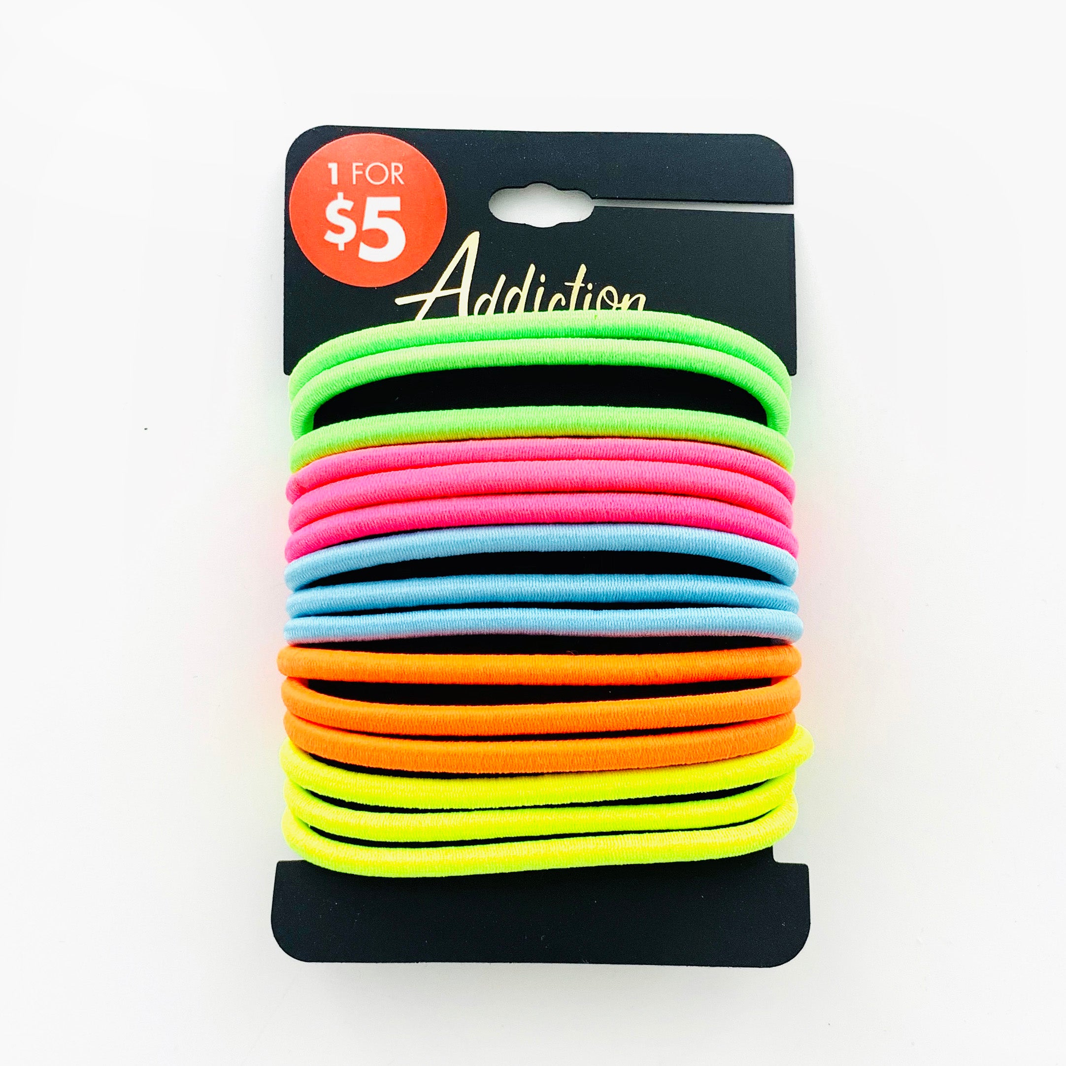 Rubber bands in neon colours