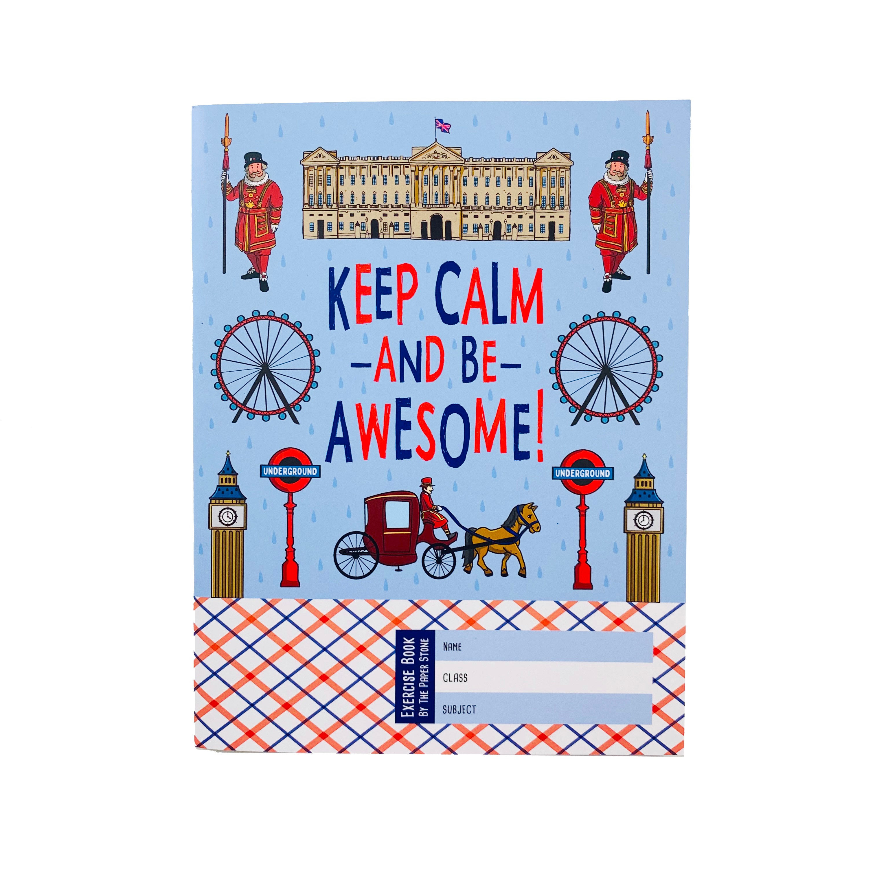 Exercise Book - Keep Calm London
