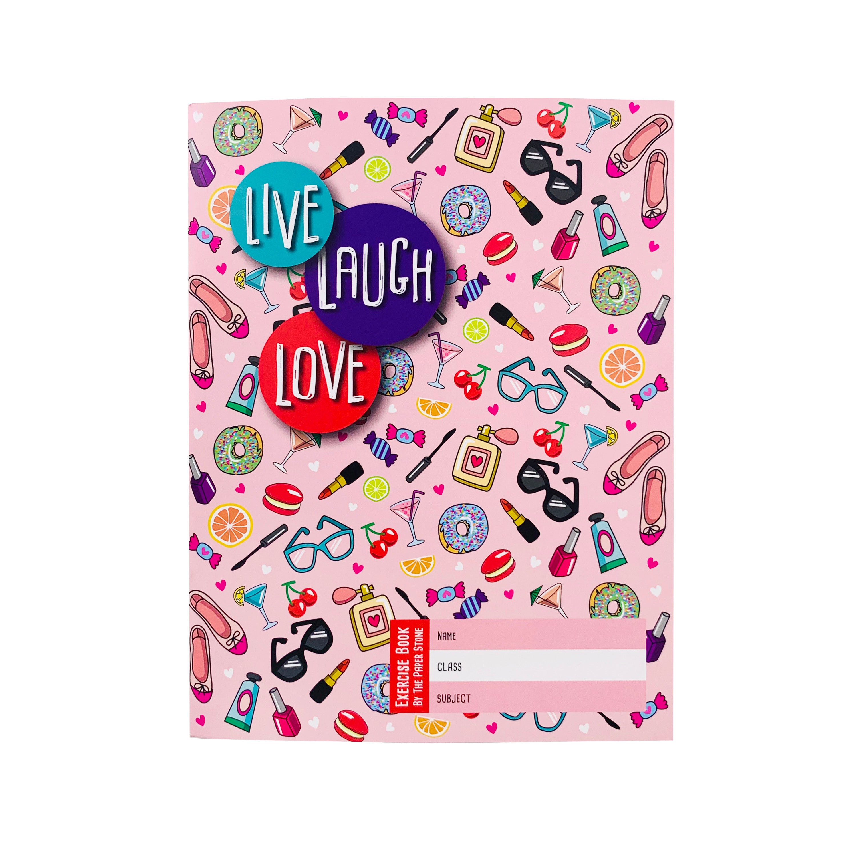Exercise Book - Live Laugh Love