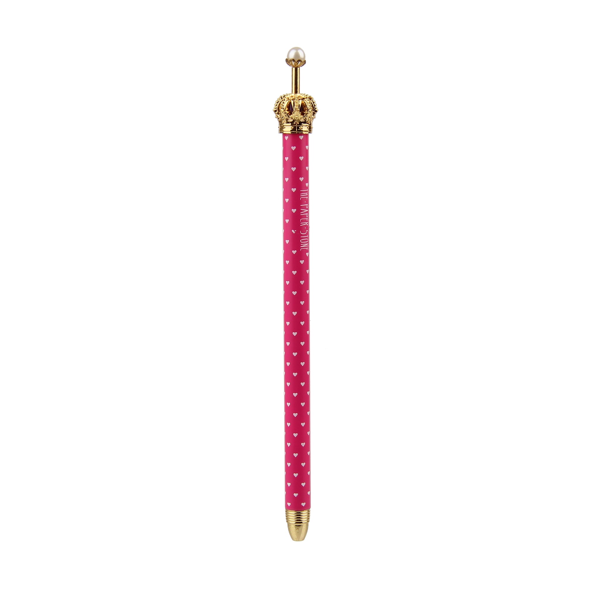 2PC Crown Pen - Hot Pink