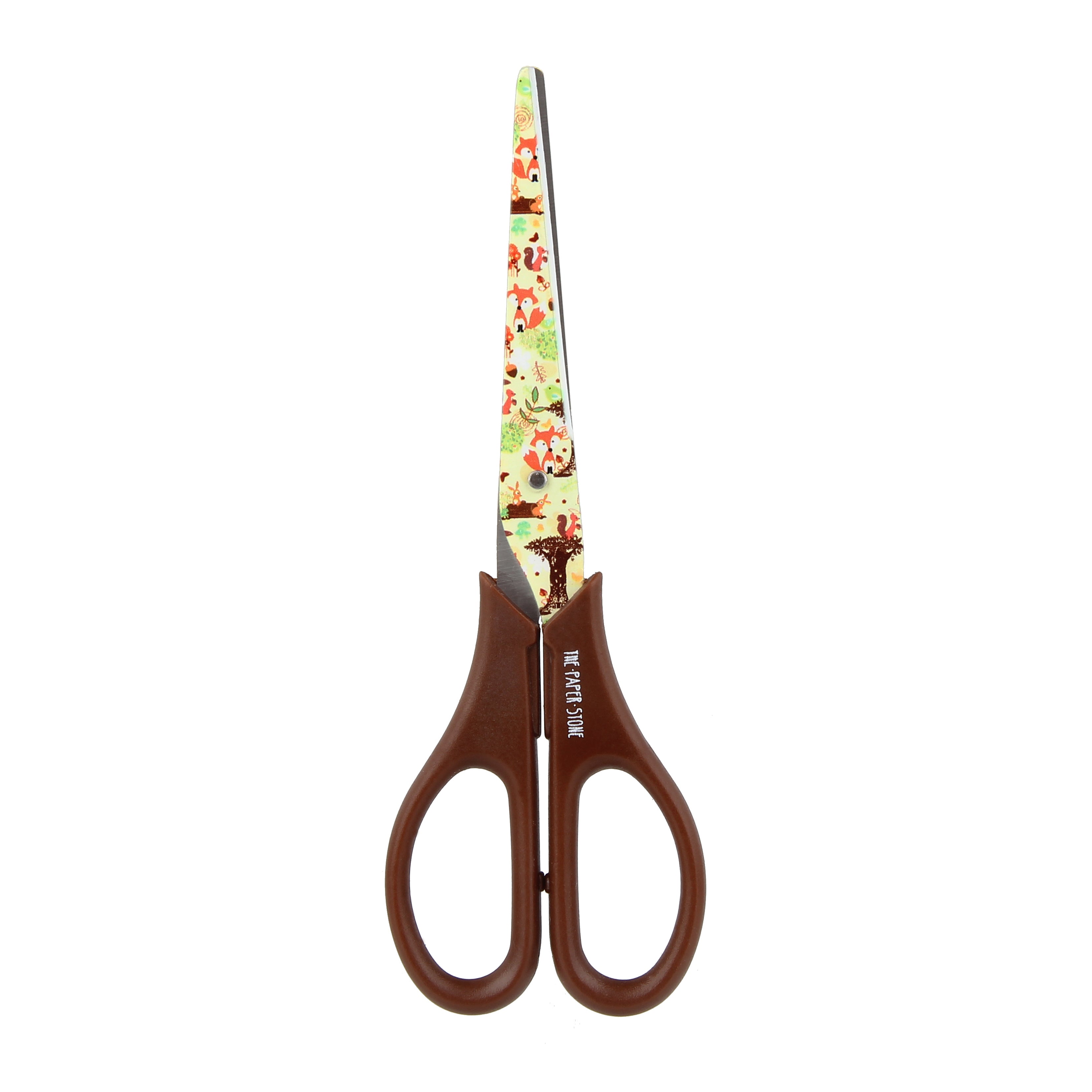 4PC DEAL Scissors - Animal Forest - Brown