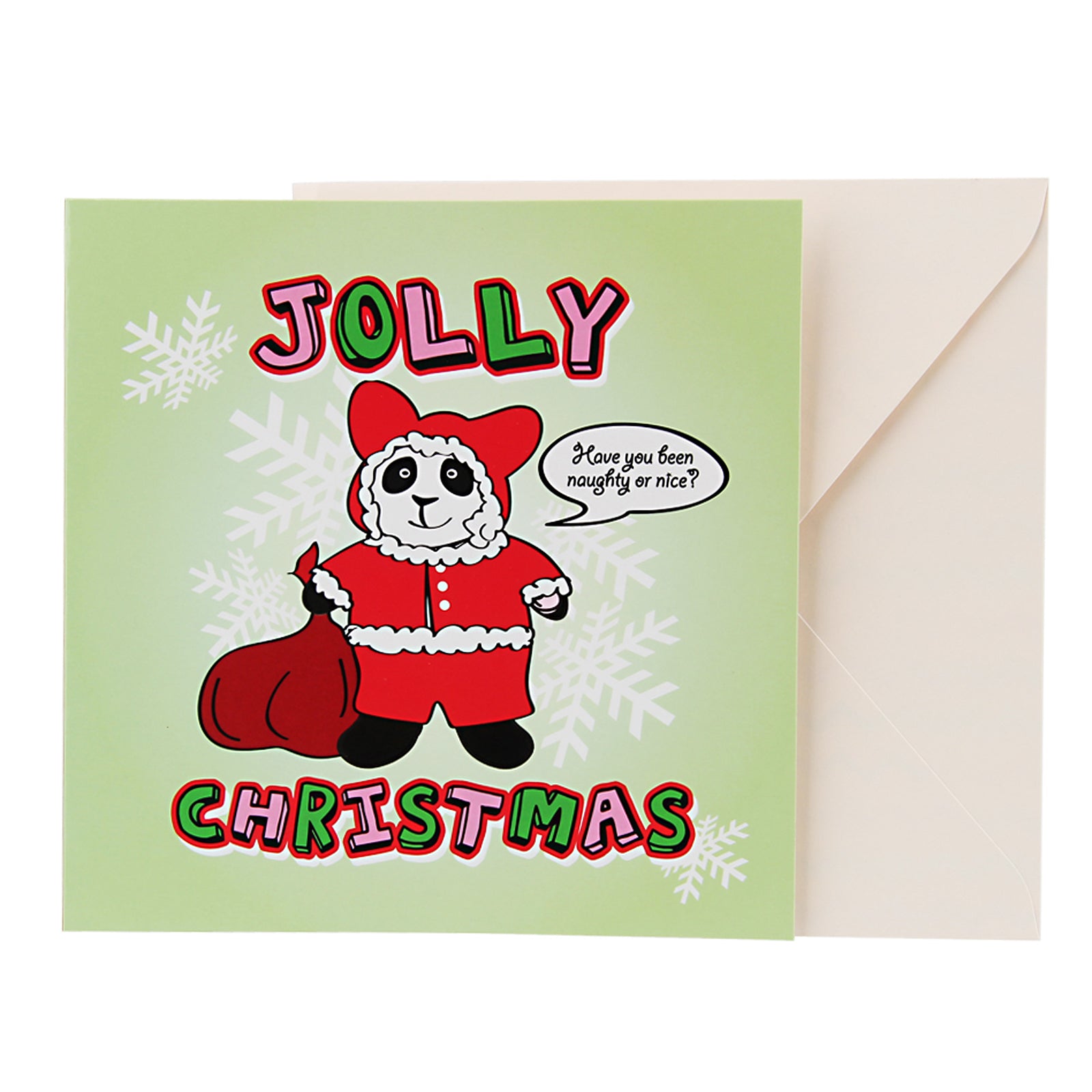 Christmas Card - Jolly Panda