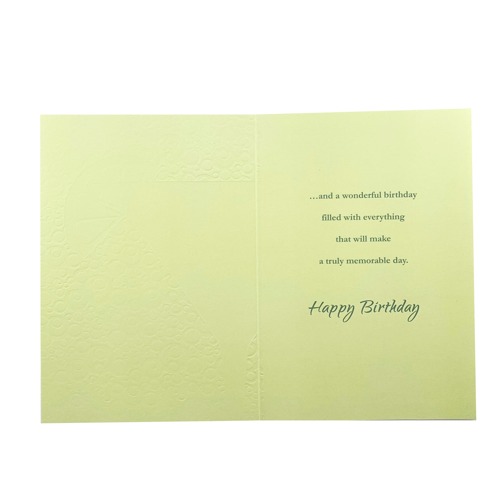 Designer Greetings Birthday Card - Here's To You Cocktail