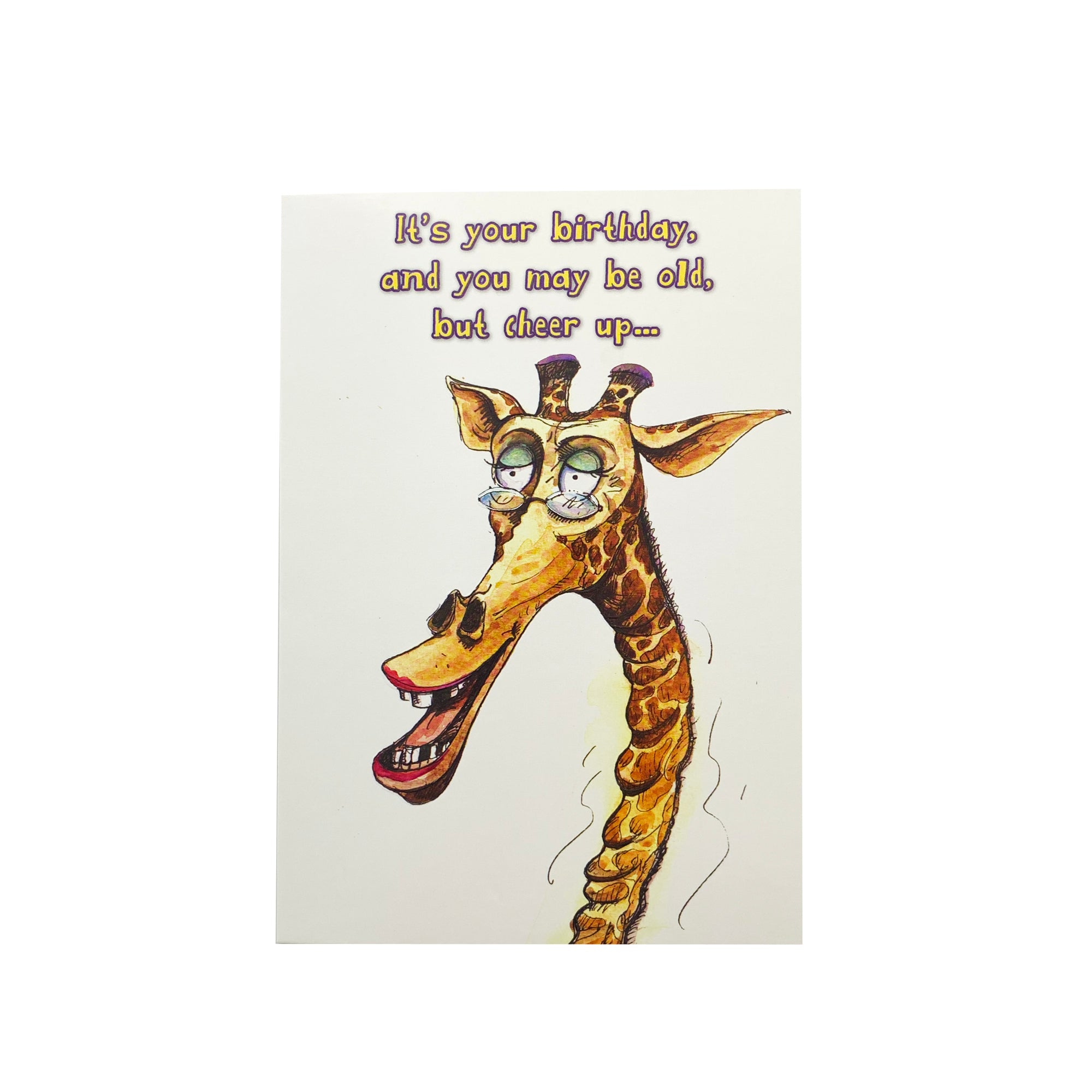 Designer Greetings Birthday Card - It's your Birthday Giraffe